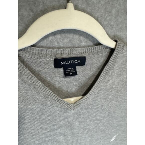 Nautica Sweater Vest Light Grey - Medium - Picture 4 of 11
